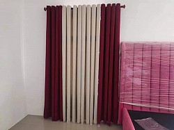 RED AND BEIGE