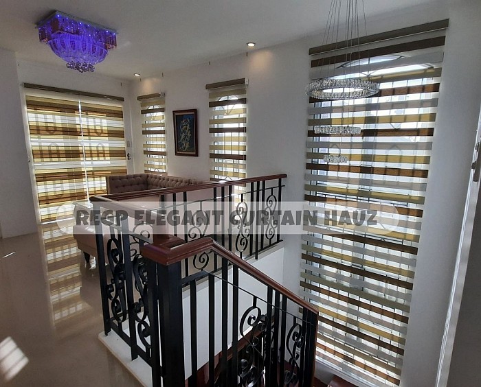 Tri-color korean blinds