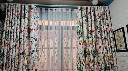 Customized Flower Design Double S-Fold