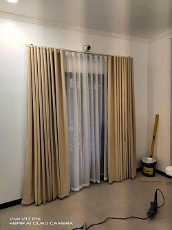 Blackout and Sheer Double S-Fold