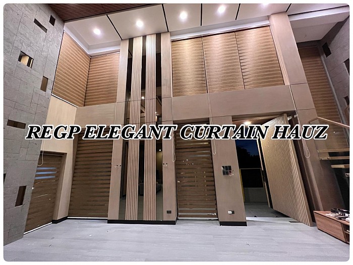 Wood grain Korean Blinds