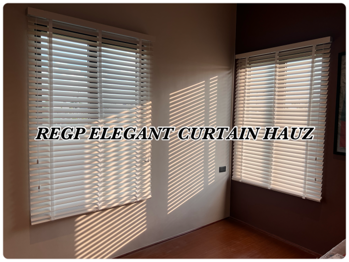 Wooden blinds